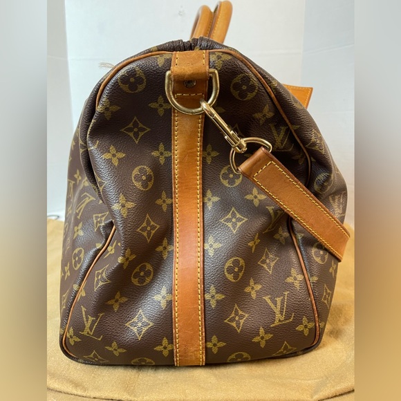 LOUIS VUITTON MONOGRAM KEEPALL 50 BANDOULIERE TRAVEL BAG - Picture 3 of 14